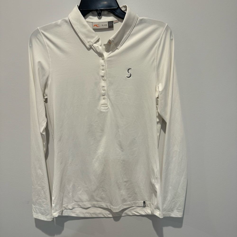 KJUS Women's Long Sleeve Golf Polo Shirt, UPF 50+